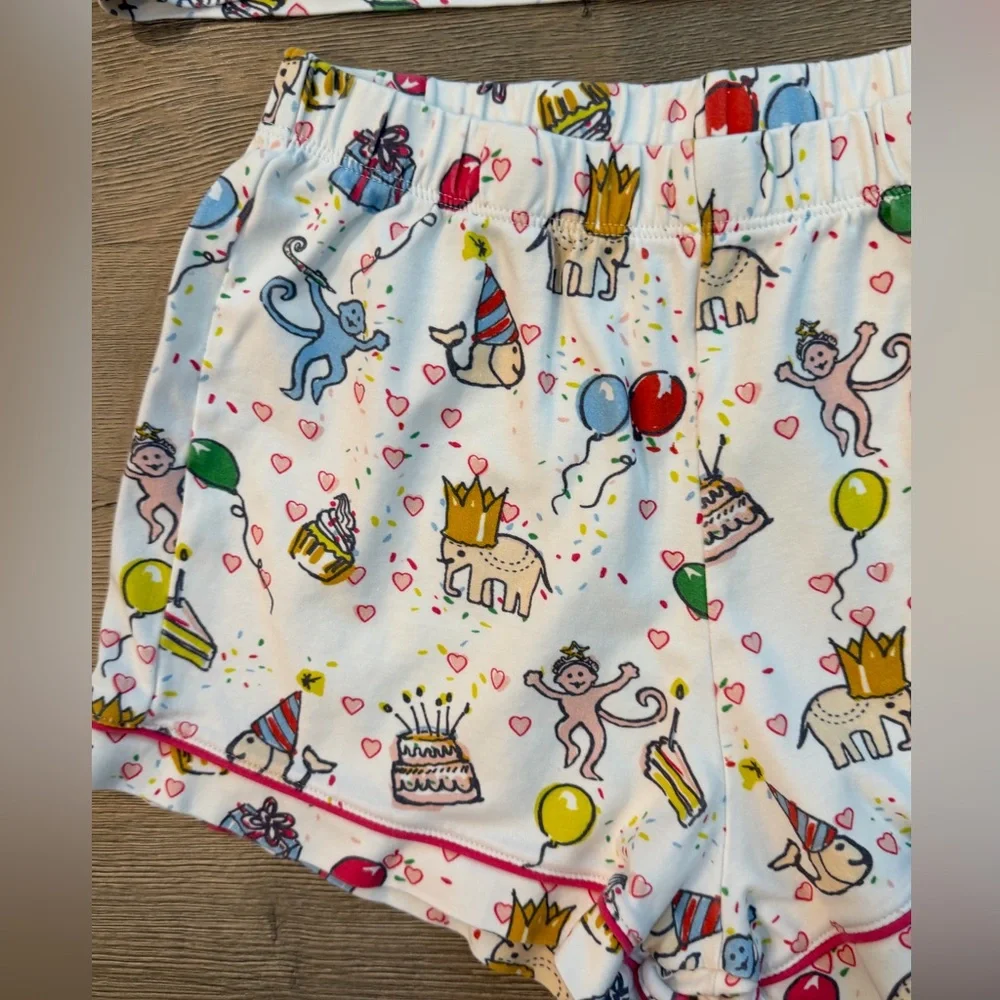 Roller Rabbit Birthday Bonanza Polo Pajamas Set XXS - Picture 3 of 8